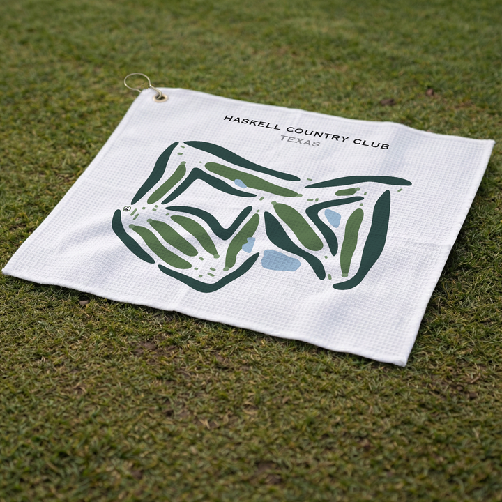 Haskell Country Club, Texas - Printed Golf Courses