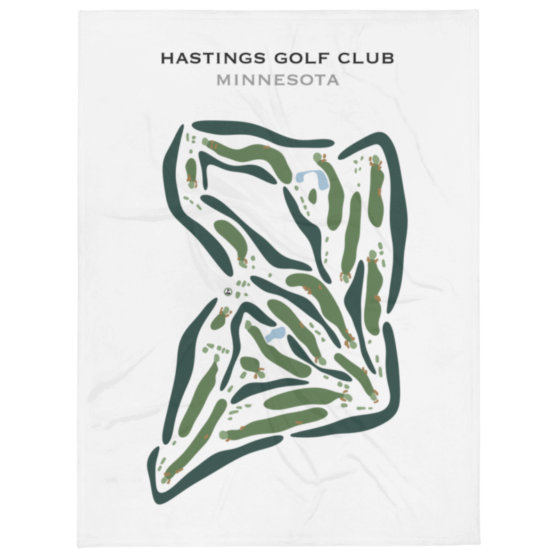 Hastings Golf Club, Minnesota - Printed Golf Courses