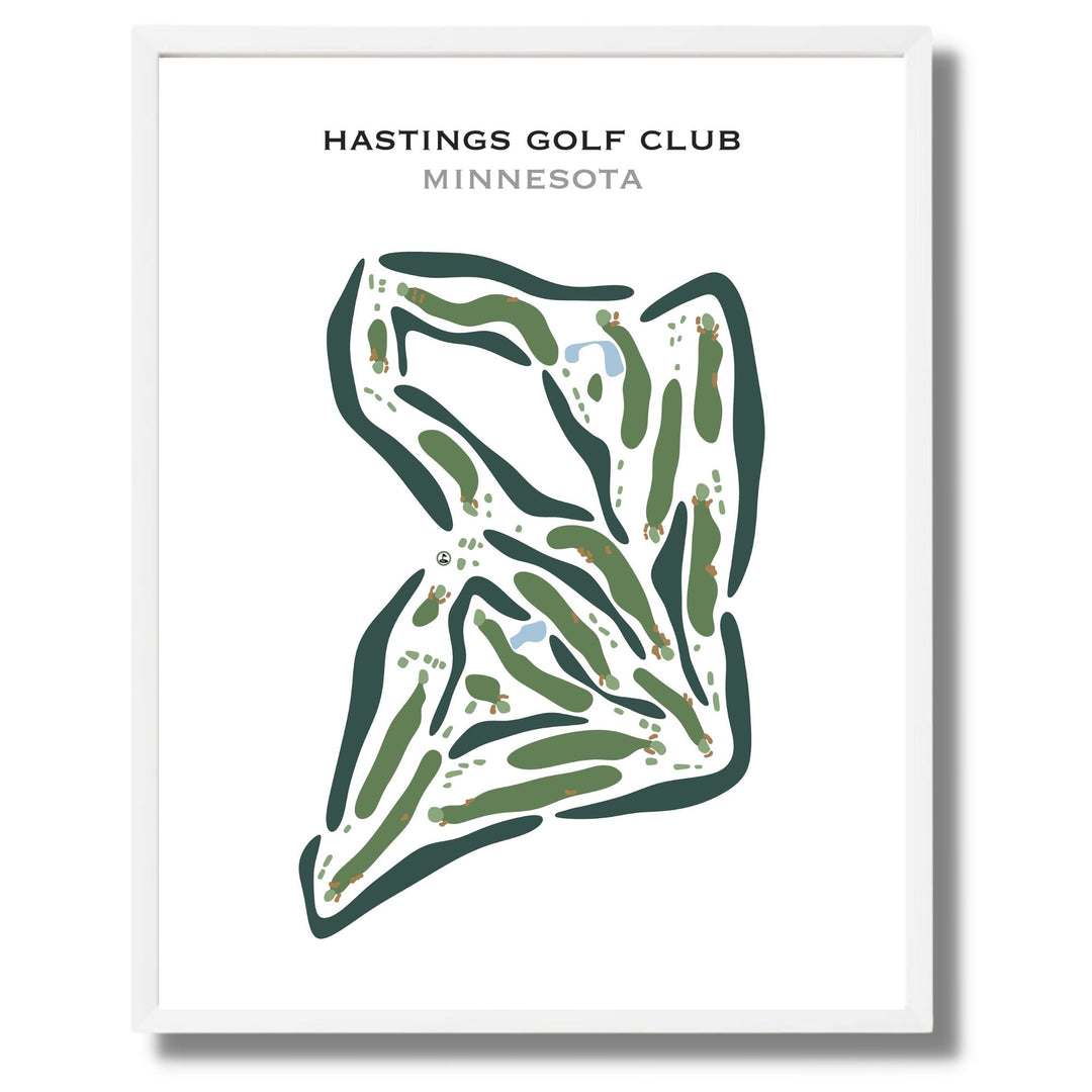 Hastings Golf Club, Minnesota - Printed Golf Courses