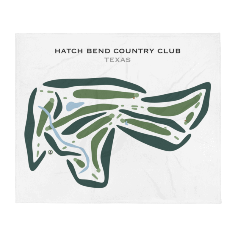 Hatch Bend Country Club, Texas - Printed Golf Courses