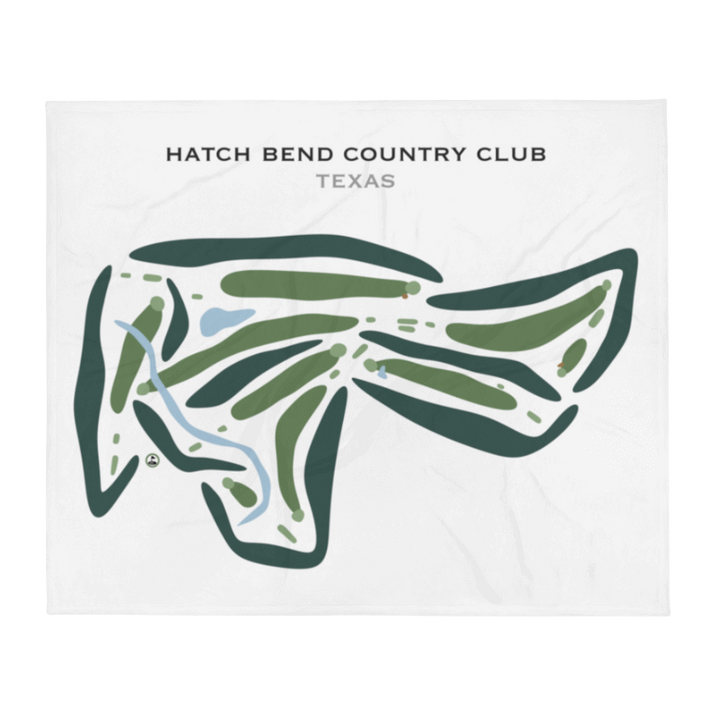 Hatch Bend Country Club, Texas - Printed Golf Courses