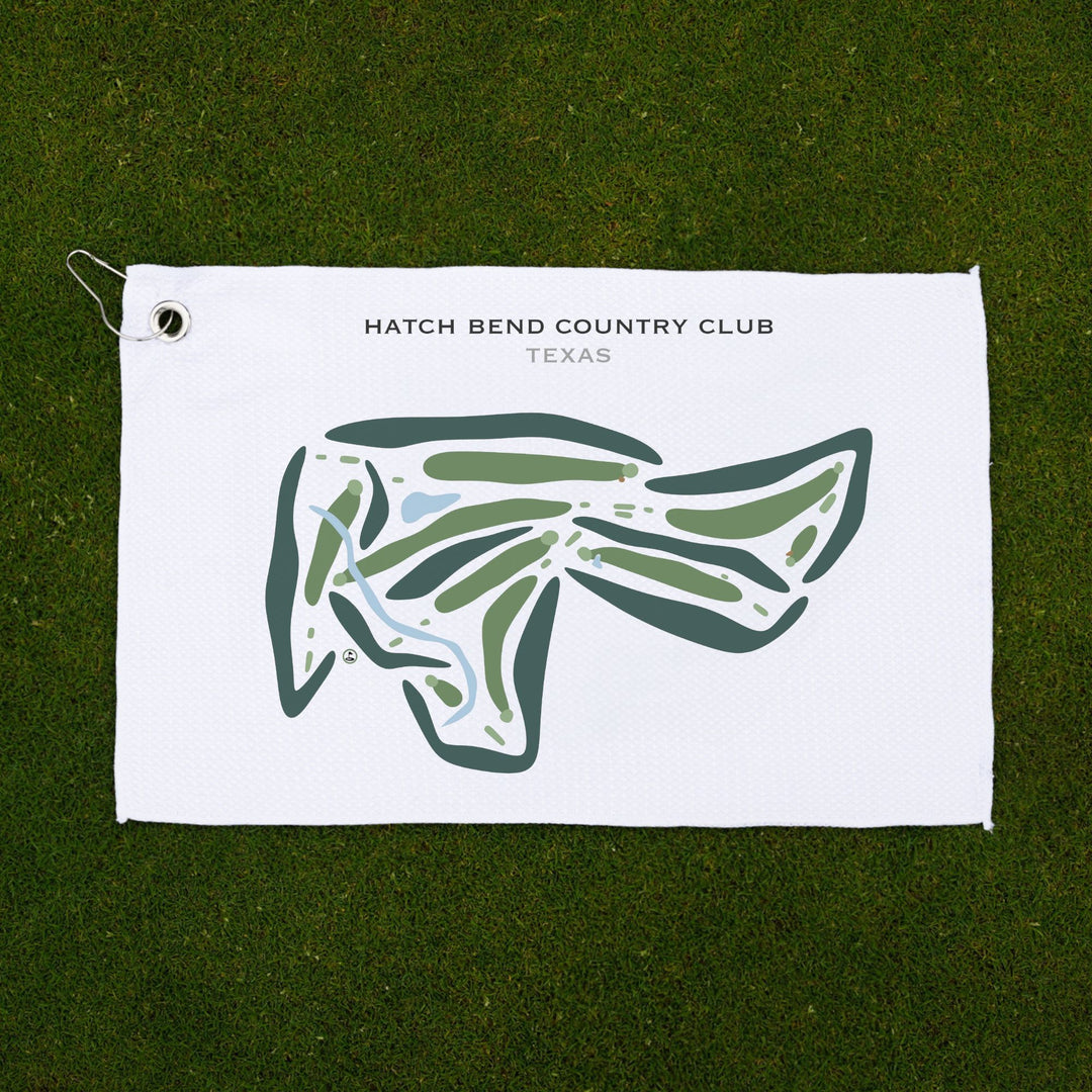 Hatch Bend Country Club, Texas - Printed Golf Courses