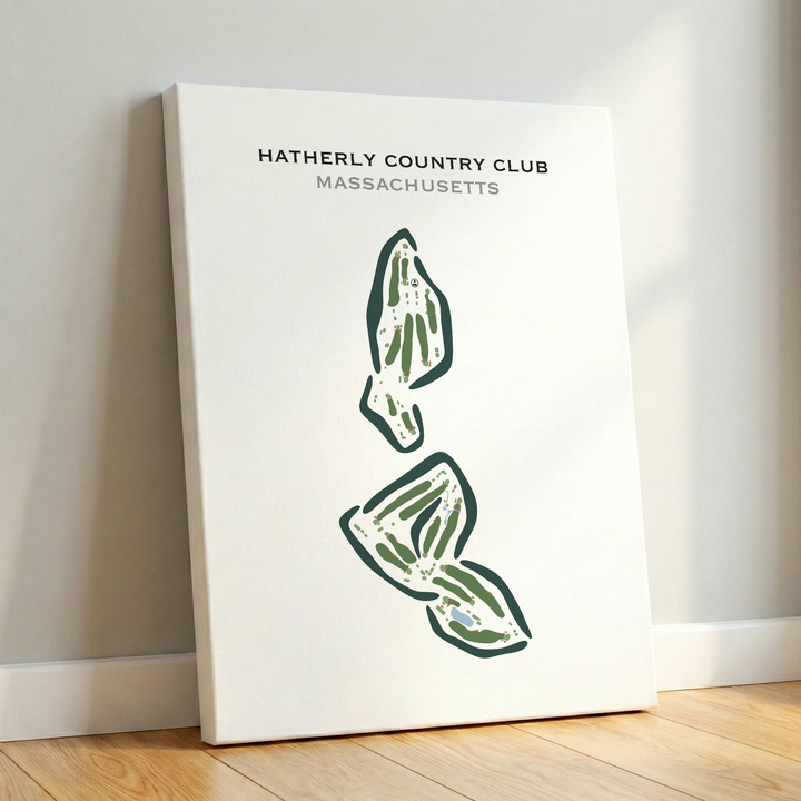 Hatherly Country Club, Massachusetts - Printed Golf Courses