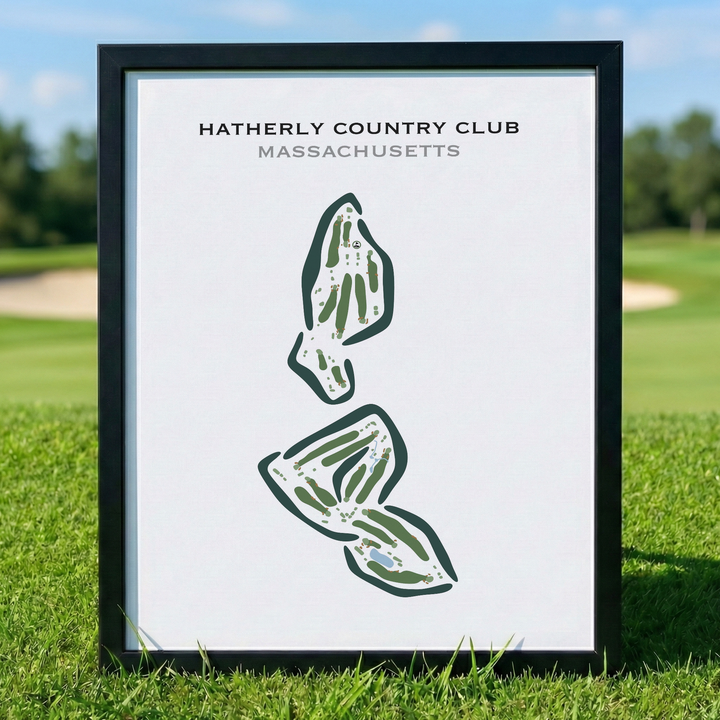 Hatherly Country Club, Massachusetts - Printed Golf Courses