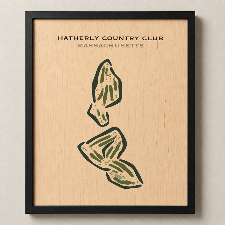 Hatherly Country Club, Massachusetts - Printed Golf Courses