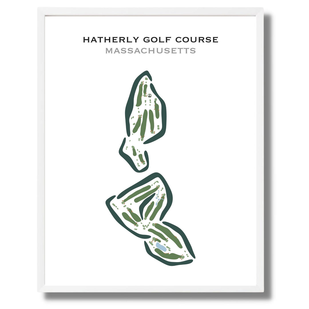 Hatherly Golf Course, Massachusetts - Printed Golf Courses