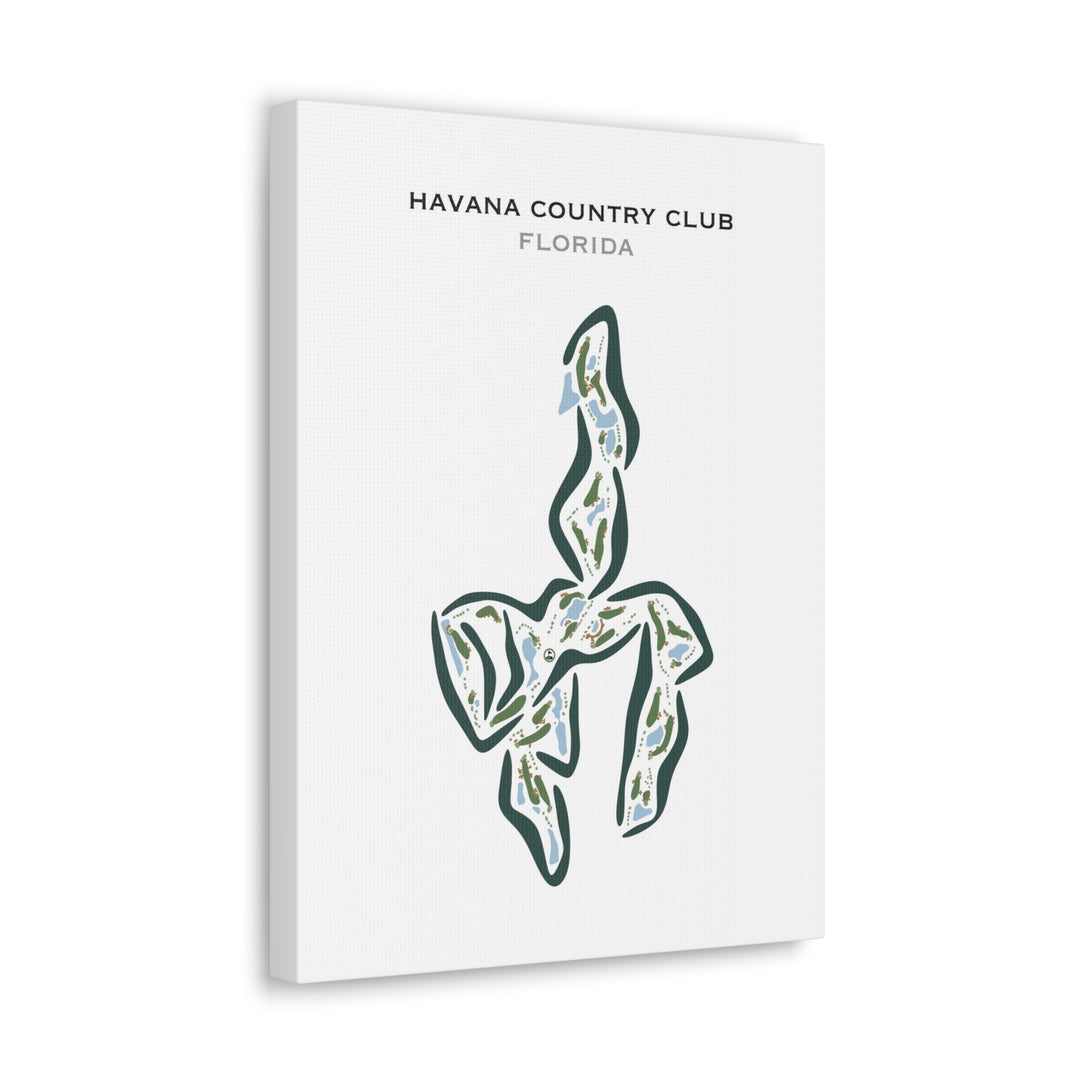 Havana Country Club, Florida - Printed Golf Courses