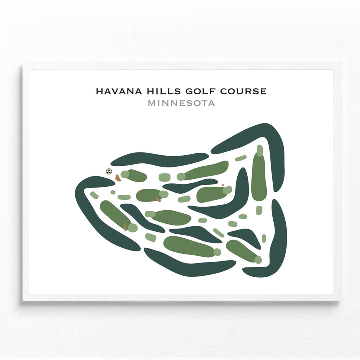 Havana Hills Golf Course, Minnesota - Printed Golf Courses