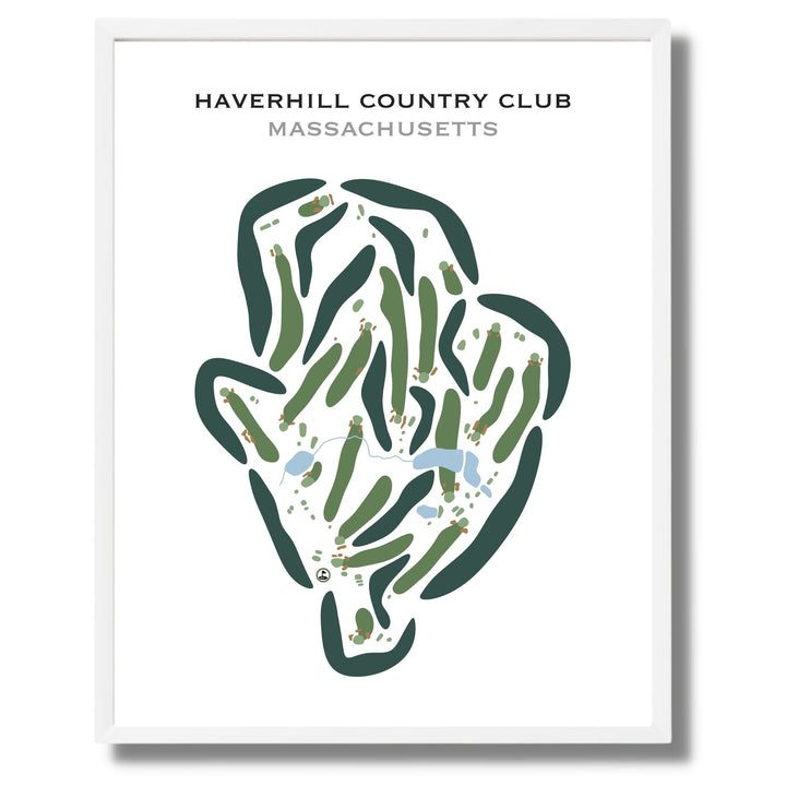 Haverhill Country Club, Massachusetts - Printed Golf Courses