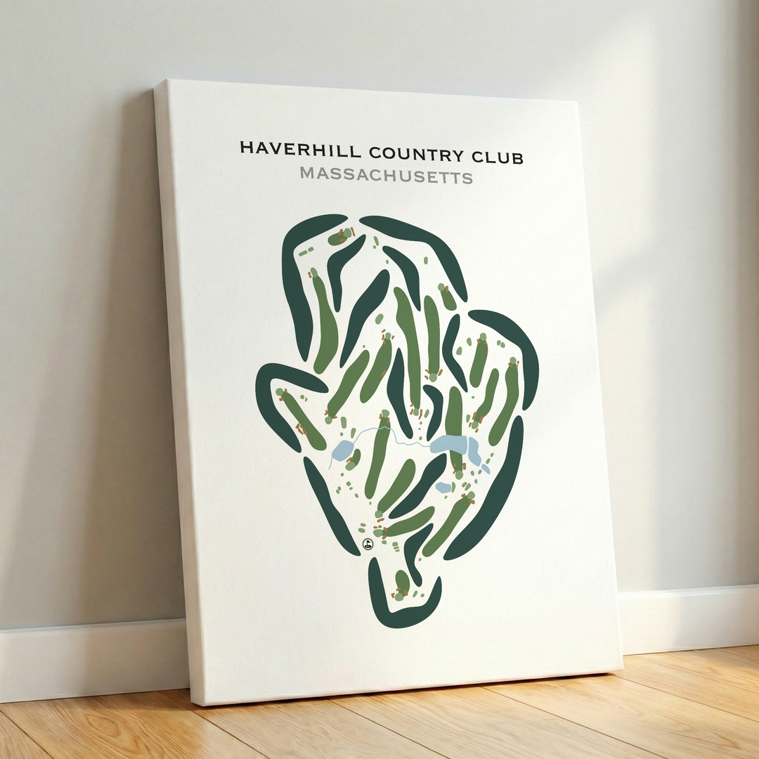 Haverhill Country Club, Massachusetts - Printed Golf Courses
