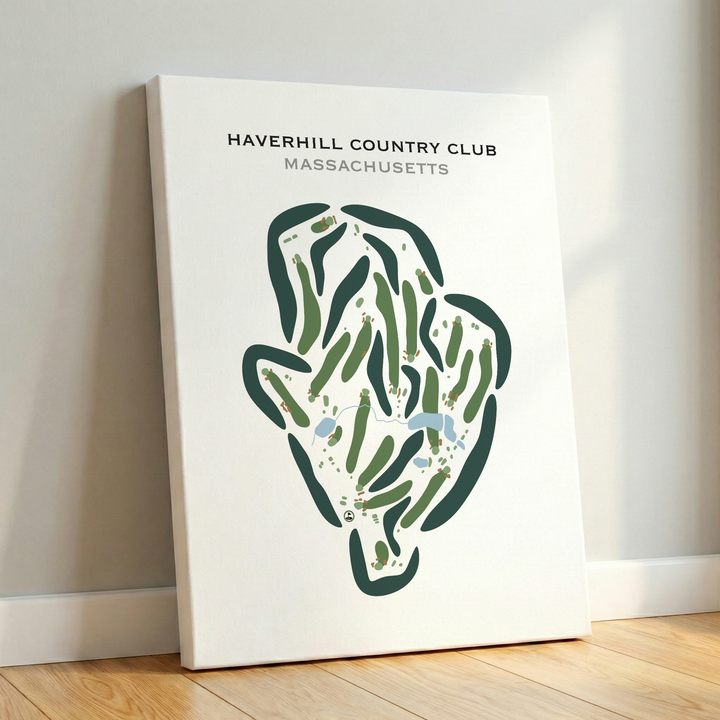 Haverhill Country Club, Massachusetts - Printed Golf Courses