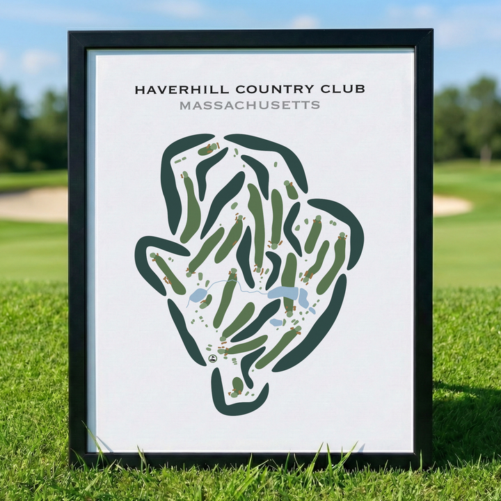 Haverhill Country Club, Massachusetts - Printed Golf Courses