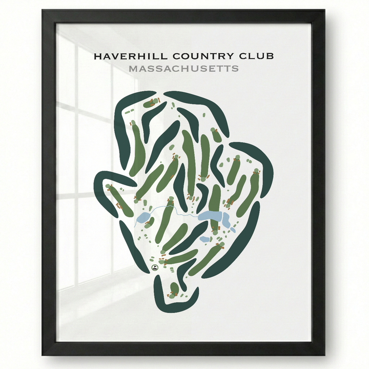 Haverhill Country Club, Massachusetts - Printed Golf Courses