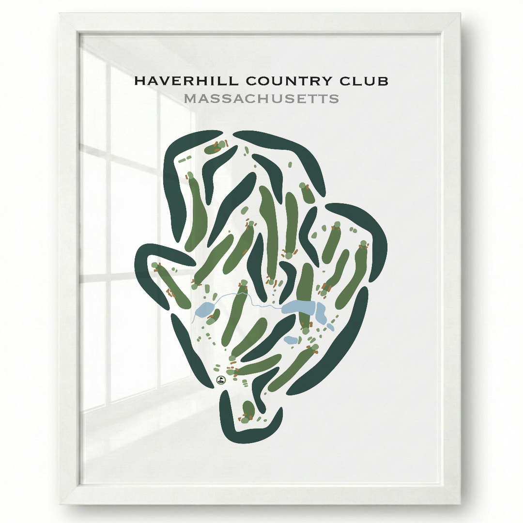 Haverhill Country Club, Massachusetts - Printed Golf Courses