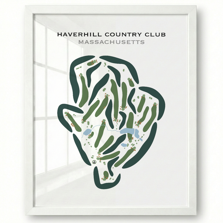 Haverhill Country Club, Massachusetts - Printed Golf Courses