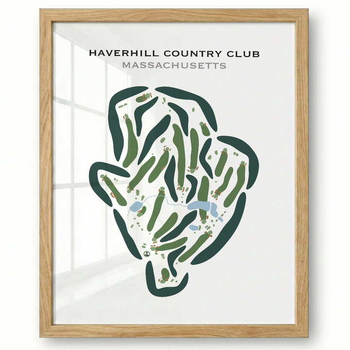 Haverhill Country Club, Massachusetts - Printed Golf Courses