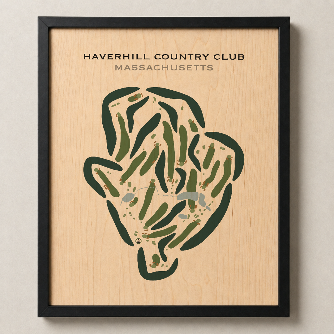 Haverhill Country Club, Massachusetts - Printed Golf Courses
