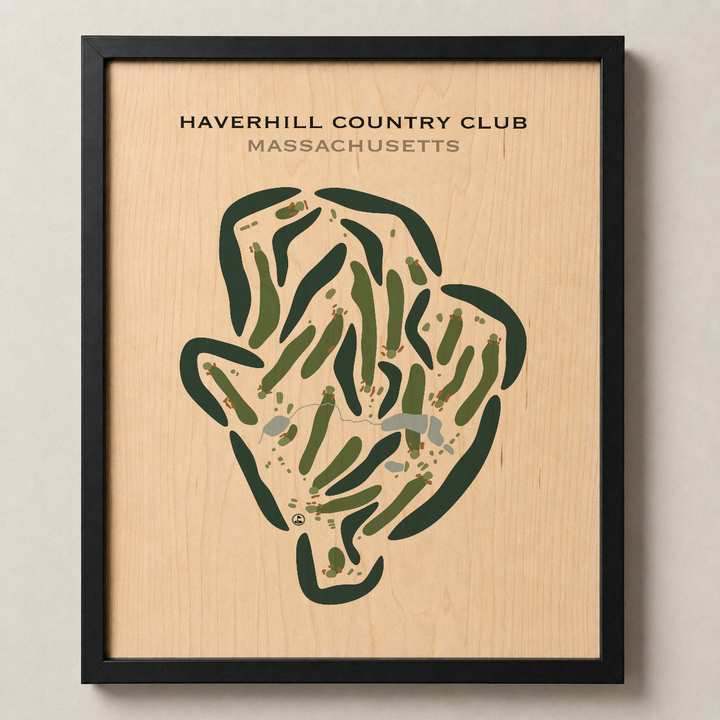 Haverhill Country Club, Massachusetts - Printed Golf Courses