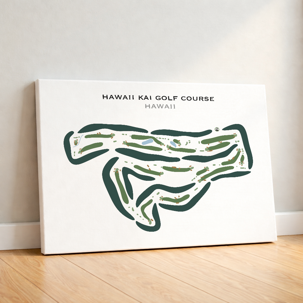Hawaii Kai Golf Course, Hawaii - Printed Golf Courses