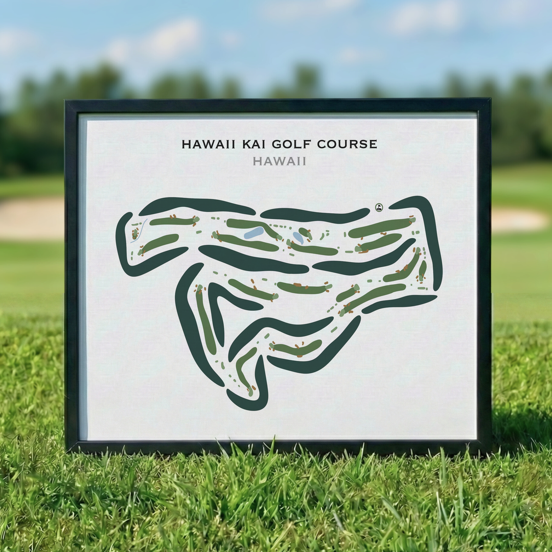 Hawaii Kai Golf Course, Hawaii - Printed Golf Courses