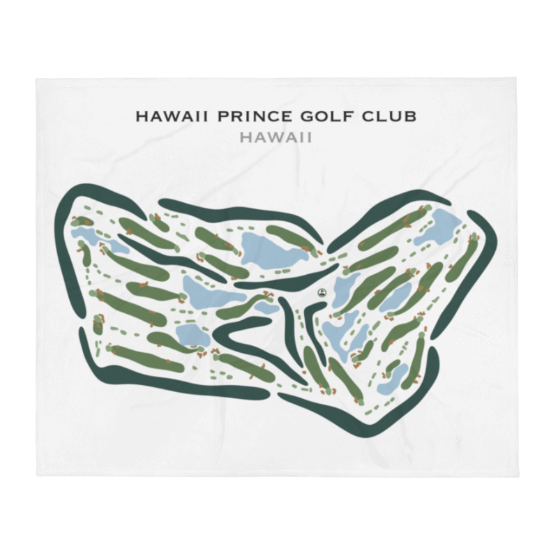 Hawaii Prince Golf Club, Hawaii - Printed Golf Courses