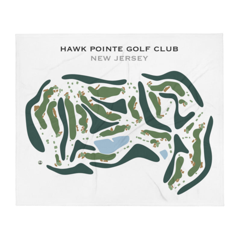 Hawk Pointe Golf Club, New Jersey - Printed Golf Course