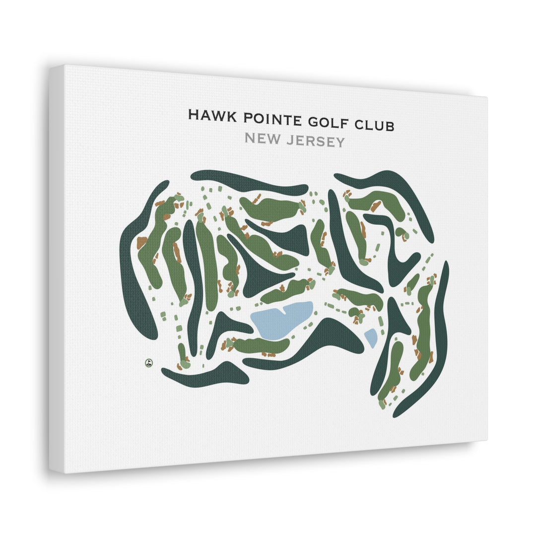 Hawk Pointe Golf Club, New Jersey - Printed Golf Course