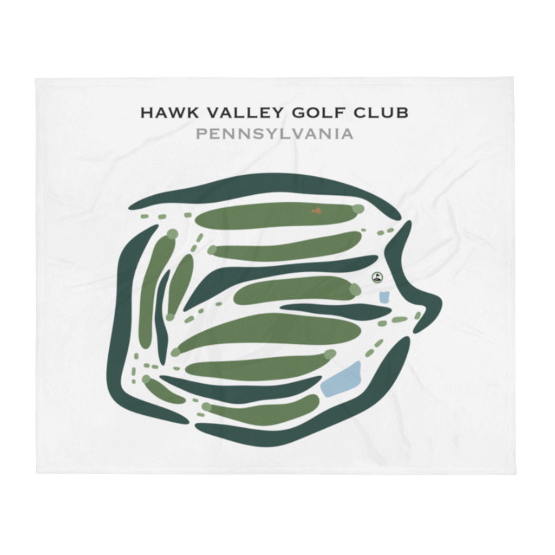 Hawk Valley Golf Club, Pennsylvania - Printed Golf Courses