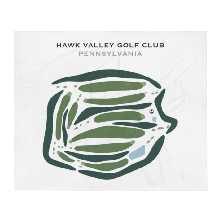 Hawk Valley Golf Club, Pennsylvania - Printed Golf Courses