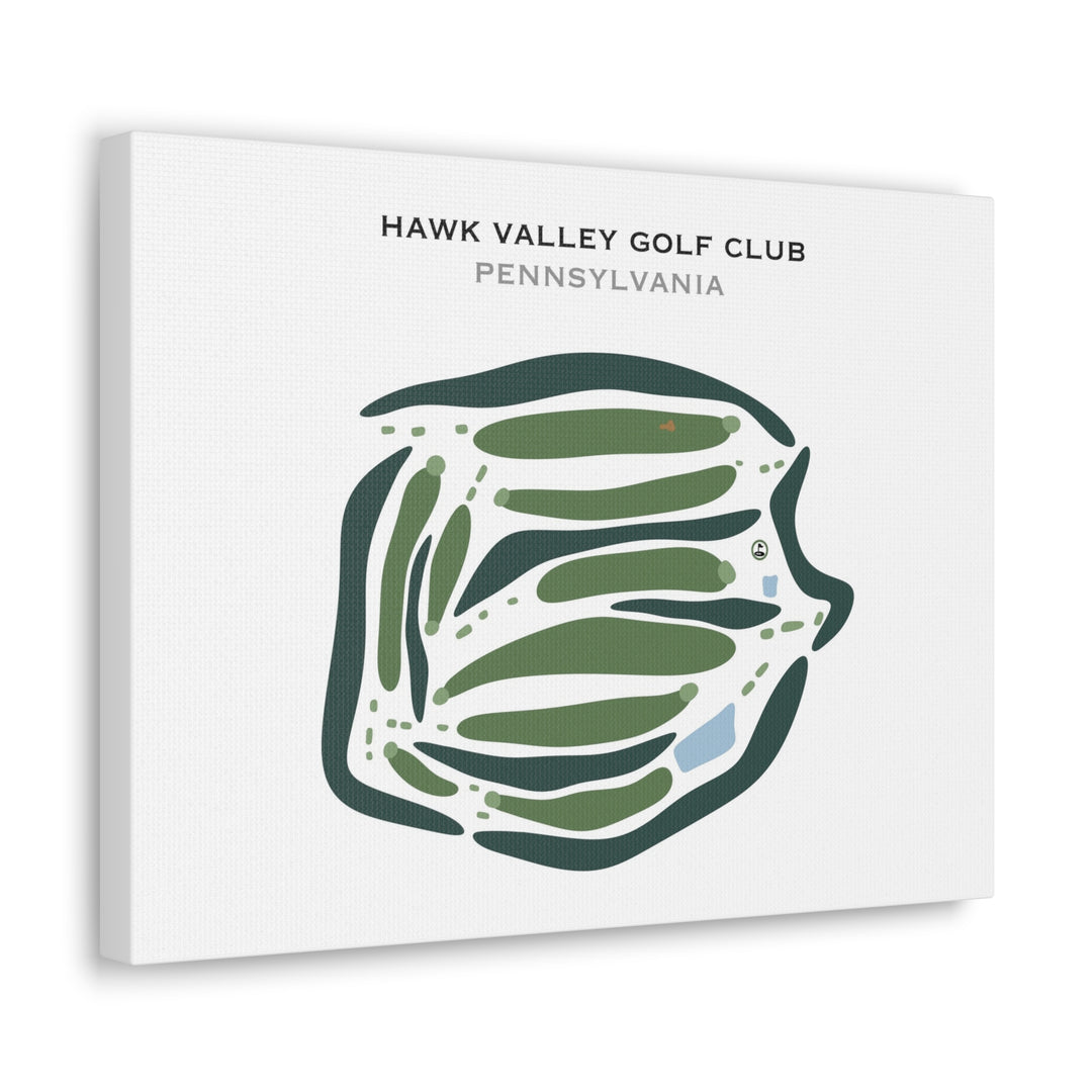 Hawk Valley Golf Club, Pennsylvania - Printed Golf Courses