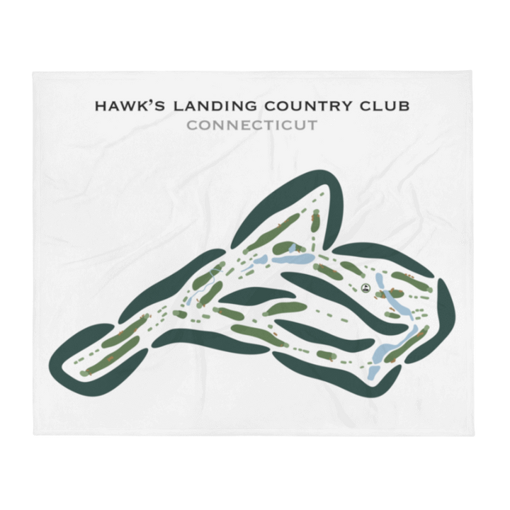 Hawk's Landing Country Club, Connecticut - Printed Golf Courses