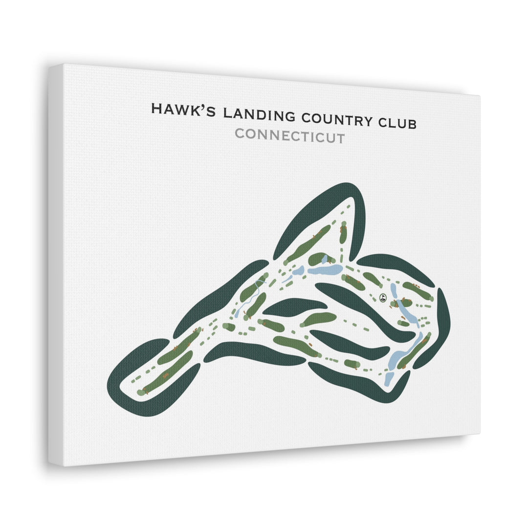 Hawk's Landing Country Club, Connecticut - Printed Golf Courses