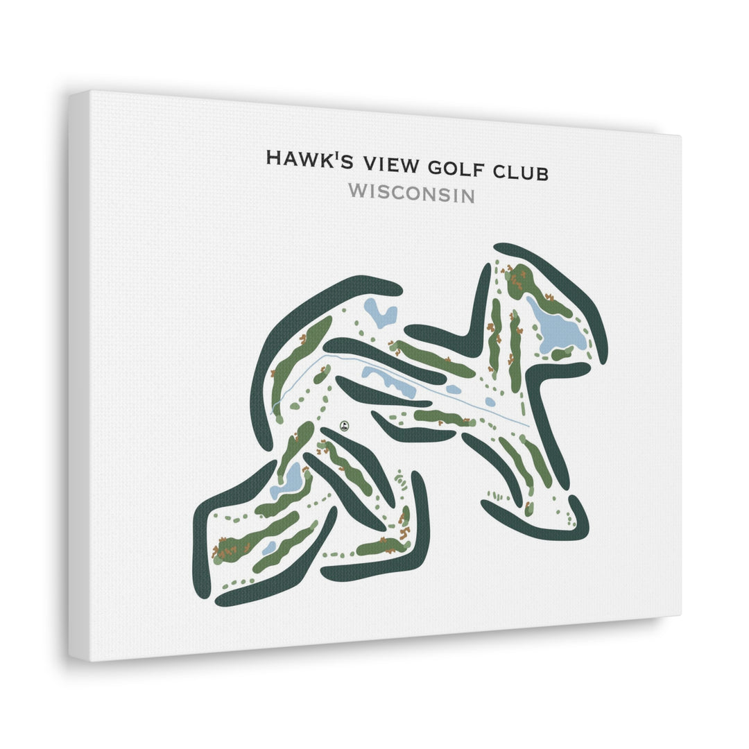 Hawk's View Golf Club, Wisconsin - Printed Golf Courses