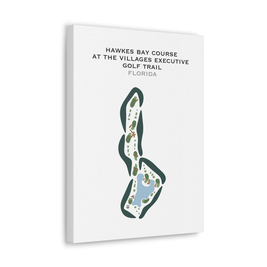 Hawkes Bay Course at The Villages Executive Golf Trail, Florida - Printed Golf Courses