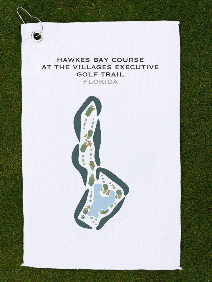 Hawkes Bay Course at The Villages Executive Golf Trail, Florida - Printed Golf Courses