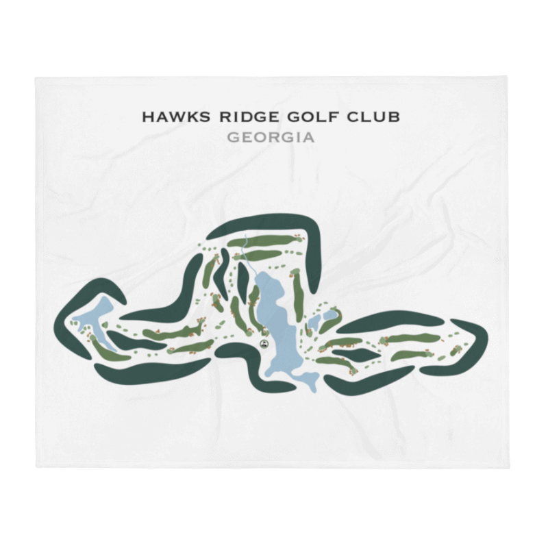 Hawks Ridge Golf Club, Georgia - Printed Golf Courses