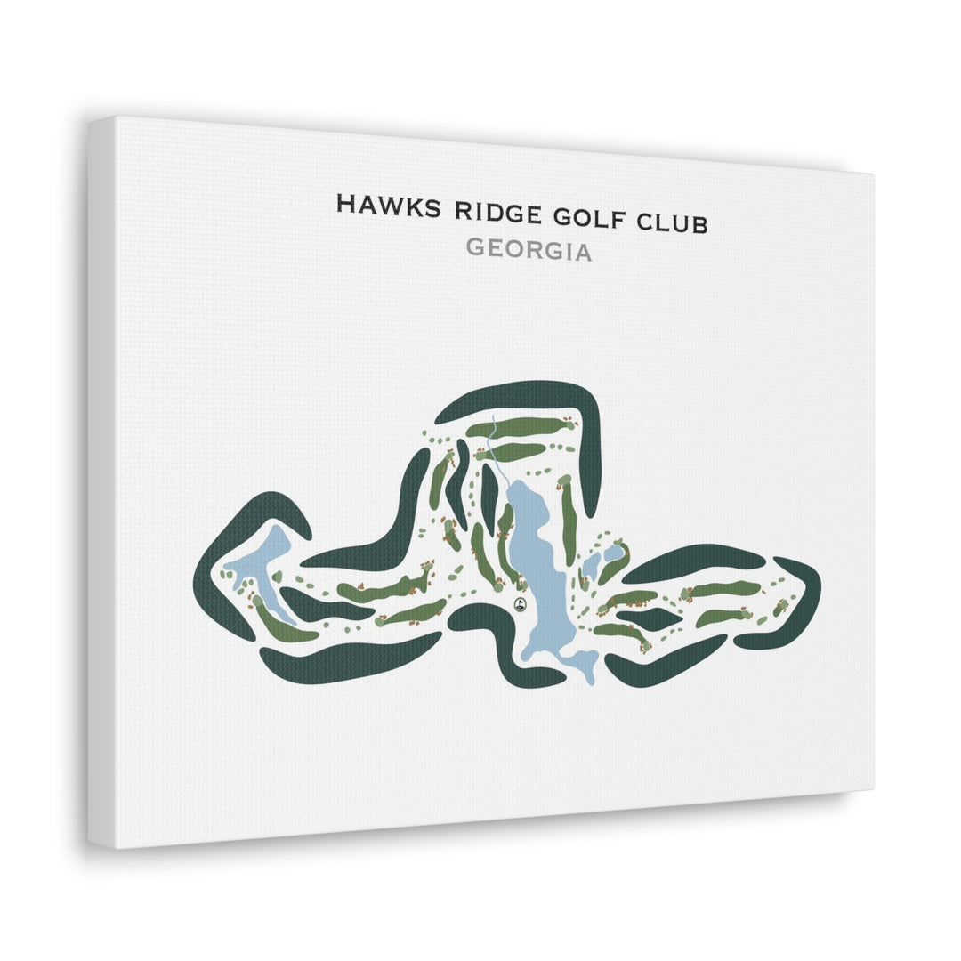 Hawks Ridge Golf Club, Georgia - Printed Golf Courses