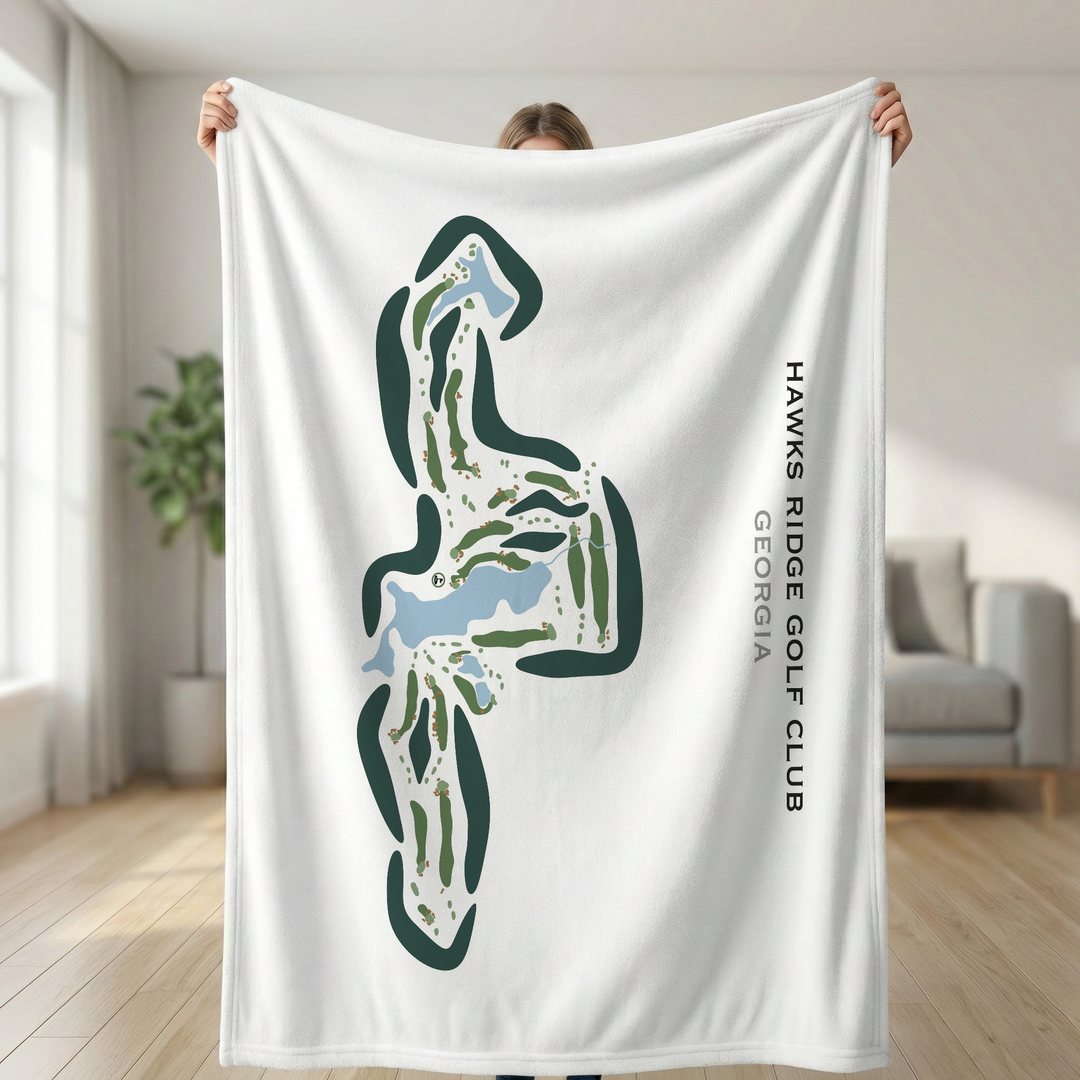 Hawks Ridge Golf Club, Georgia - Printed Golf Courses