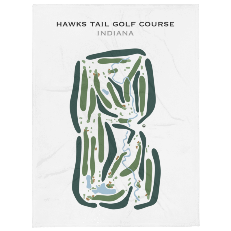 Hawks Tail Golf Course, Indiana - Printed Golf Courses