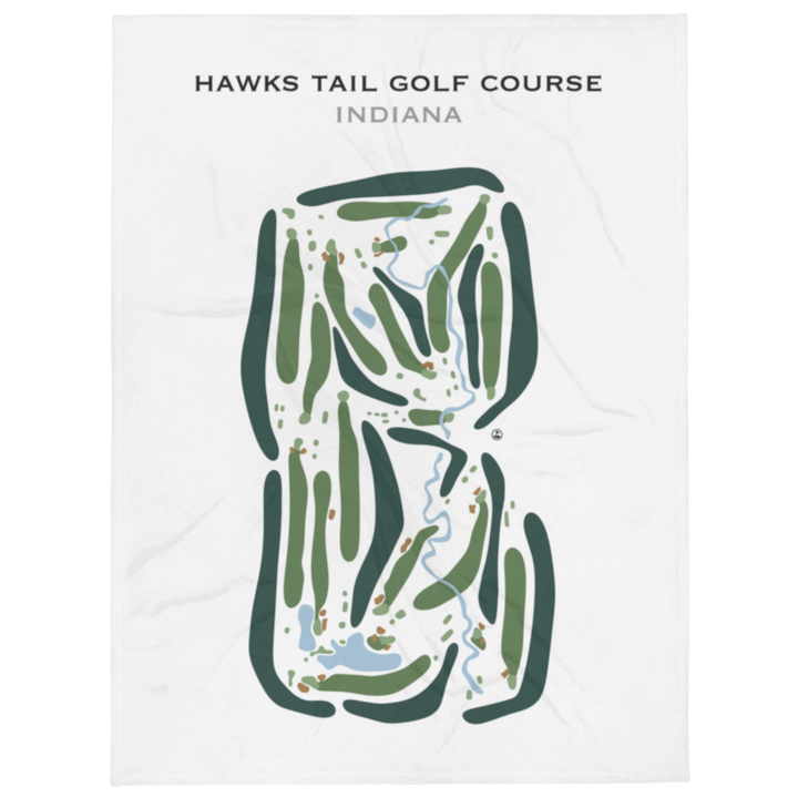 Hawks Tail Golf Course, Indiana - Printed Golf Courses