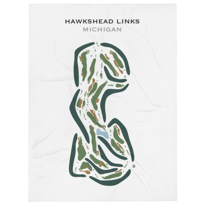 Hawkshead Links, Michigan - Printed Golf Courses