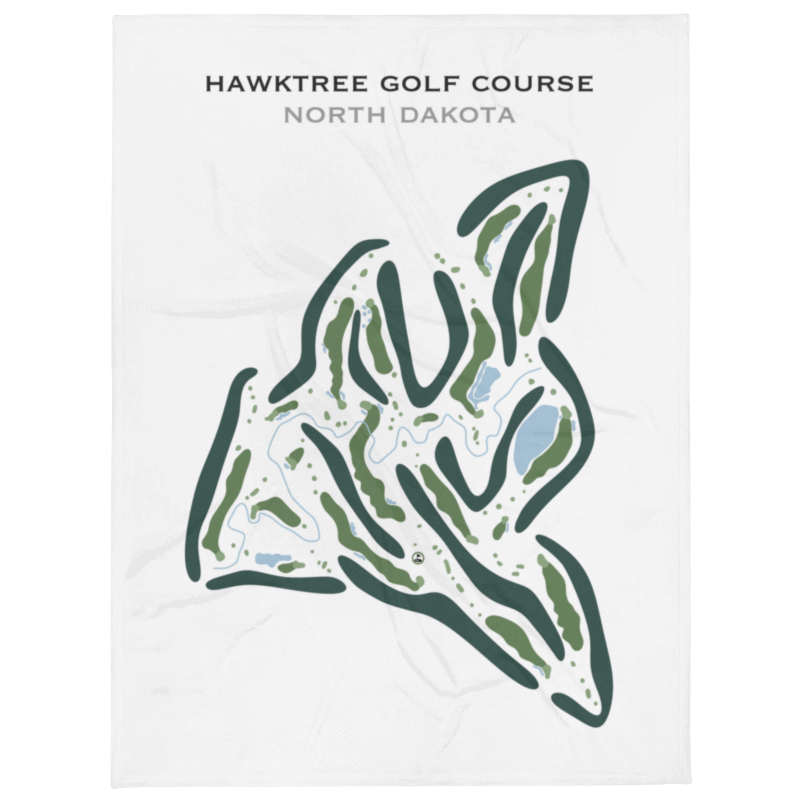 Hawktree Golf Course, North Dakota - Printed Golf Courses