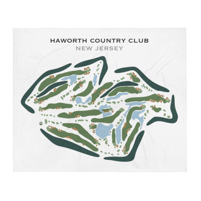 Haworth Country Club, New Jersey - Printed Golf Course