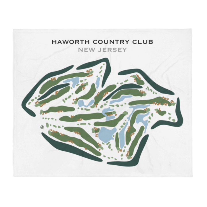 Haworth Country Club, New Jersey - Printed Golf Course