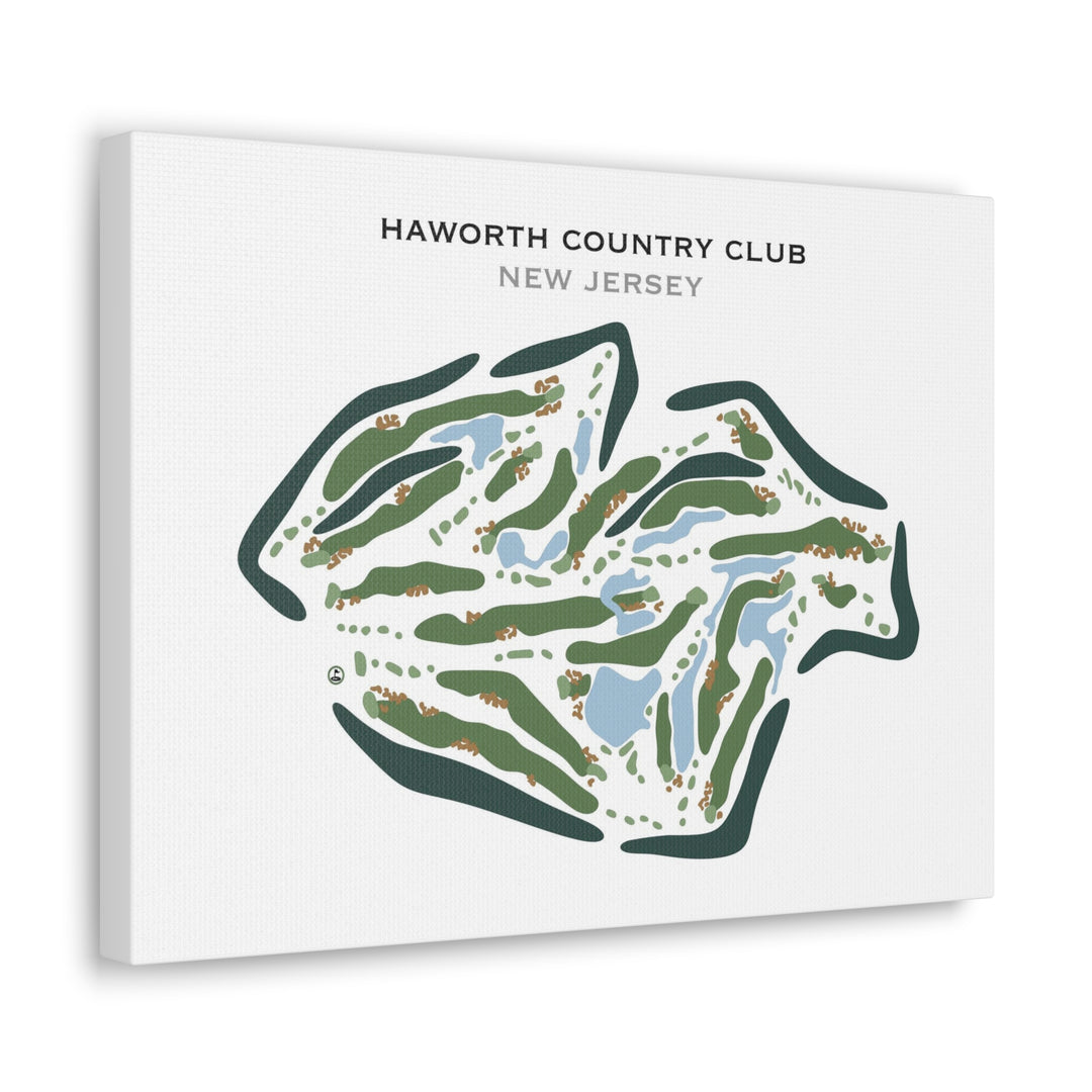 Haworth Country Club, New Jersey - Printed Golf Course