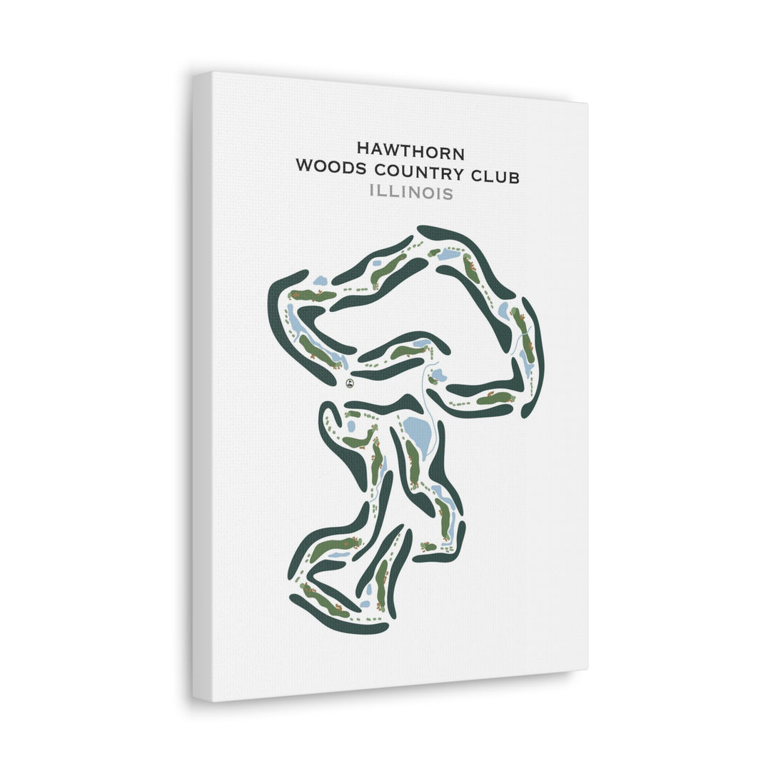 Hawthorn Woods Country Club, Illinois - Printed Golf Course