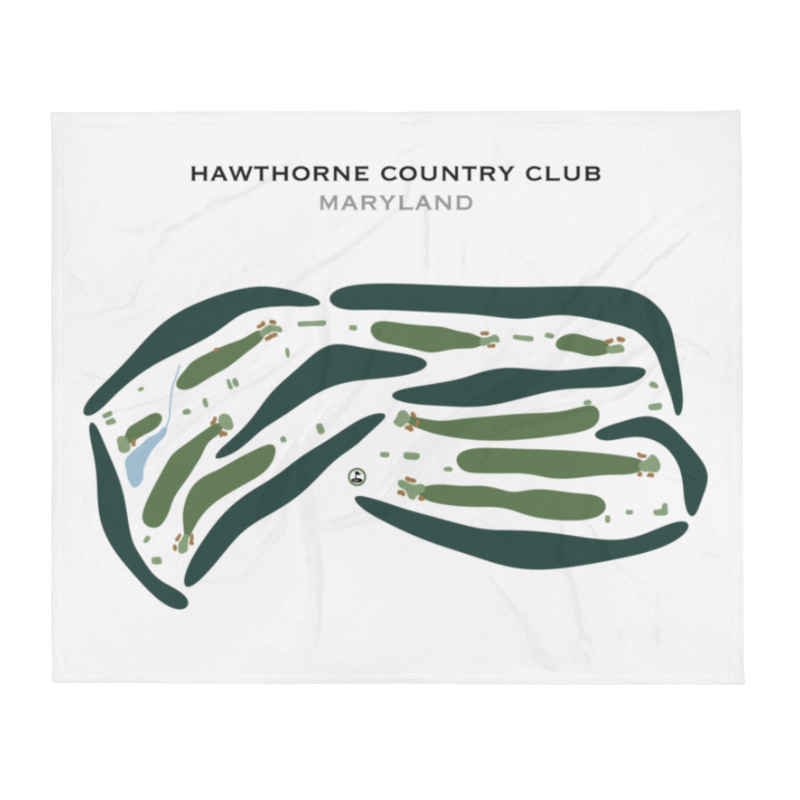 Hawthorne Country Club, Maryland - Printed Golf Courses