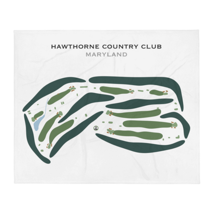 Hawthorne Country Club, Maryland - Printed Golf Courses