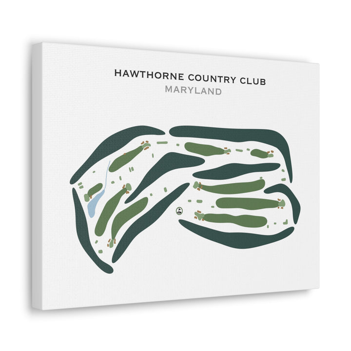 Hawthorne Country Club, Maryland - Printed Golf Courses