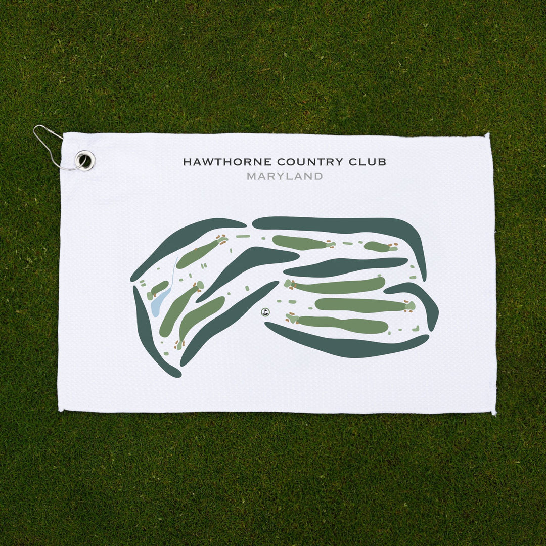 Hawthorne Country Club, Maryland - Printed Golf Courses